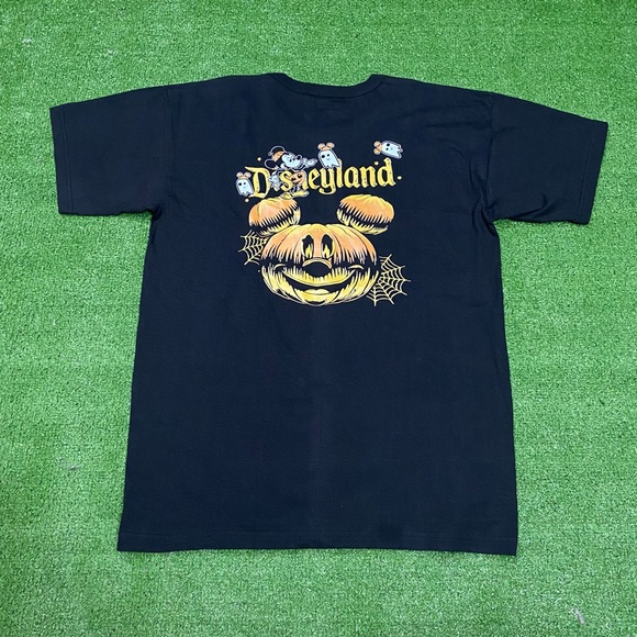 Custom Disney Mickey Halloween Pumpkin Fall Autumn Disneyland Tee - Picture 1 of 6